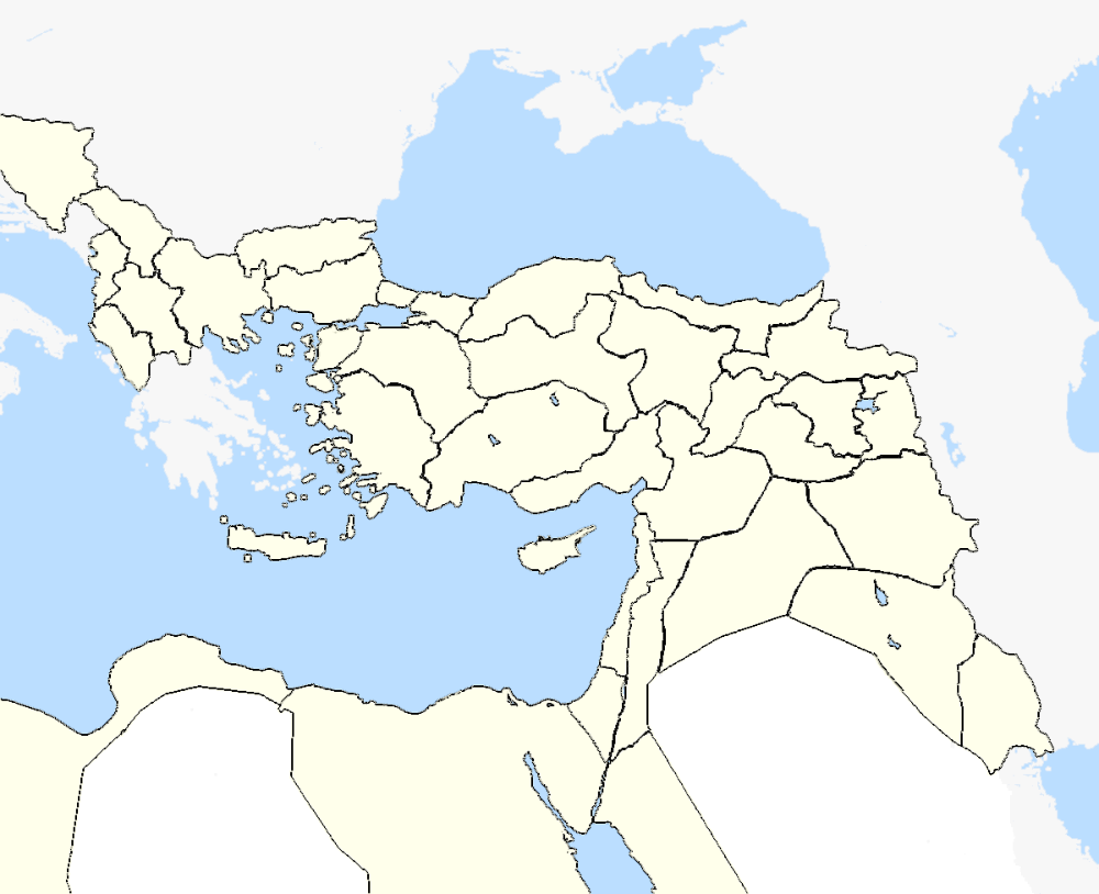 地图在1840年代,奥斯曼帝国就已经开始了它行政区划的现代化,并将它的