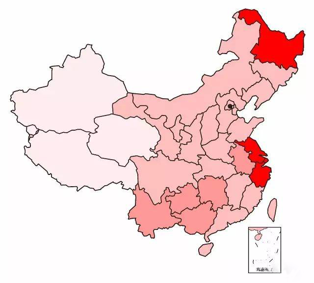 安徽,广东,江苏四省,约占姚姓总人口的26;其次分布于河南,四川,河北