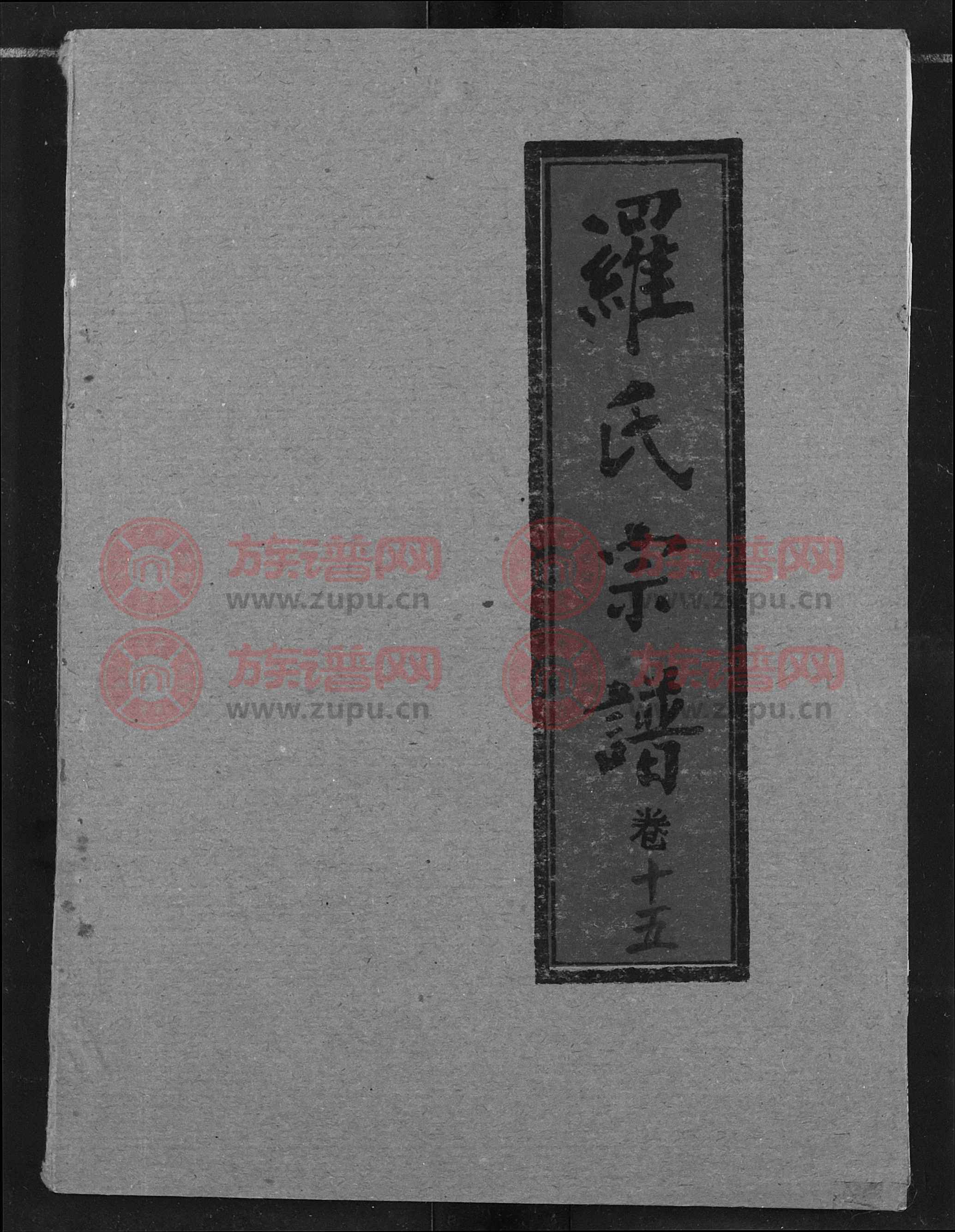 罗氏宗谱第18本 罗氏堂号字辈查阅 族谱网