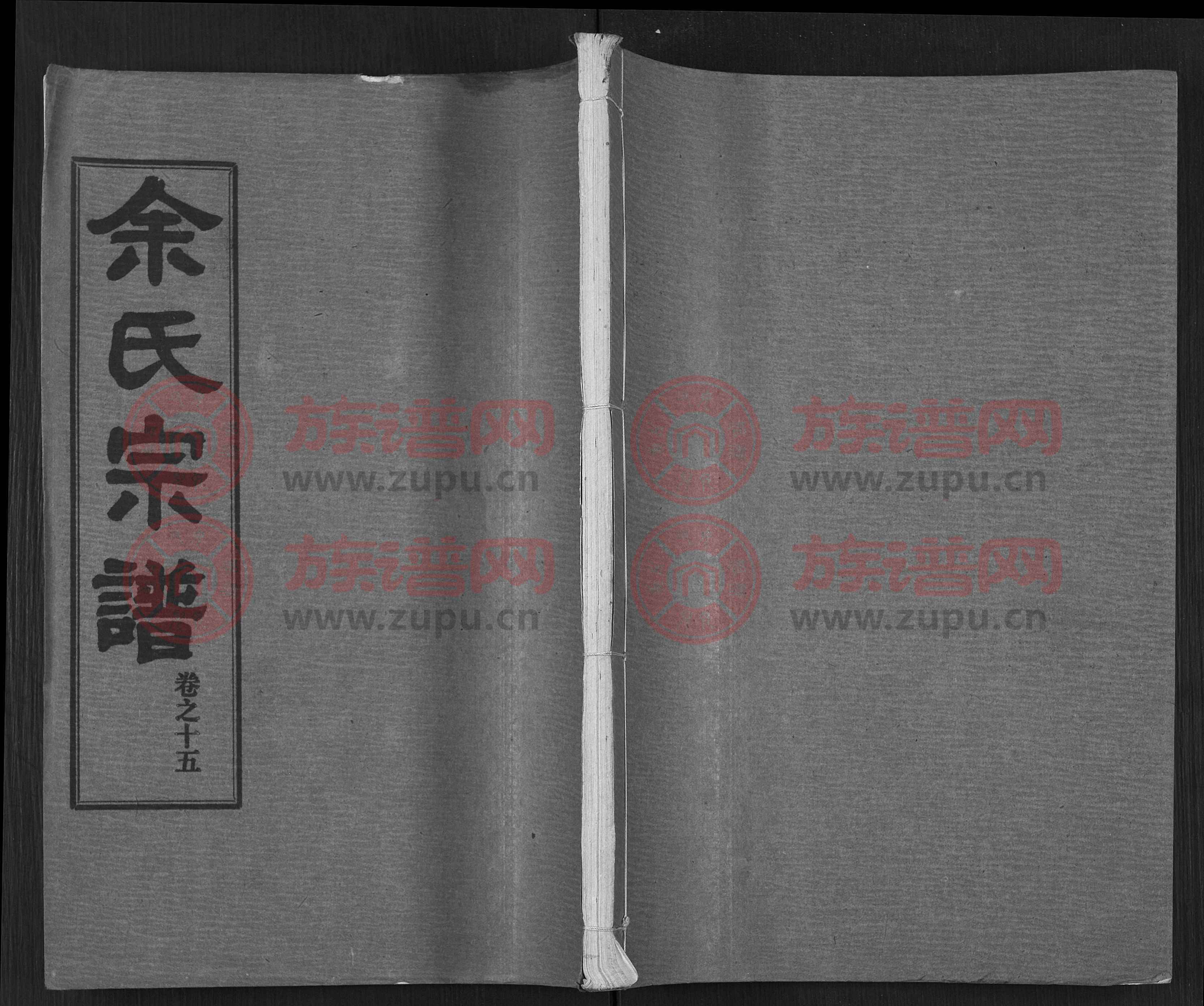 余氏宗谱[27卷及卷首6卷]第24本 余氏堂号字辈查阅 族谱网