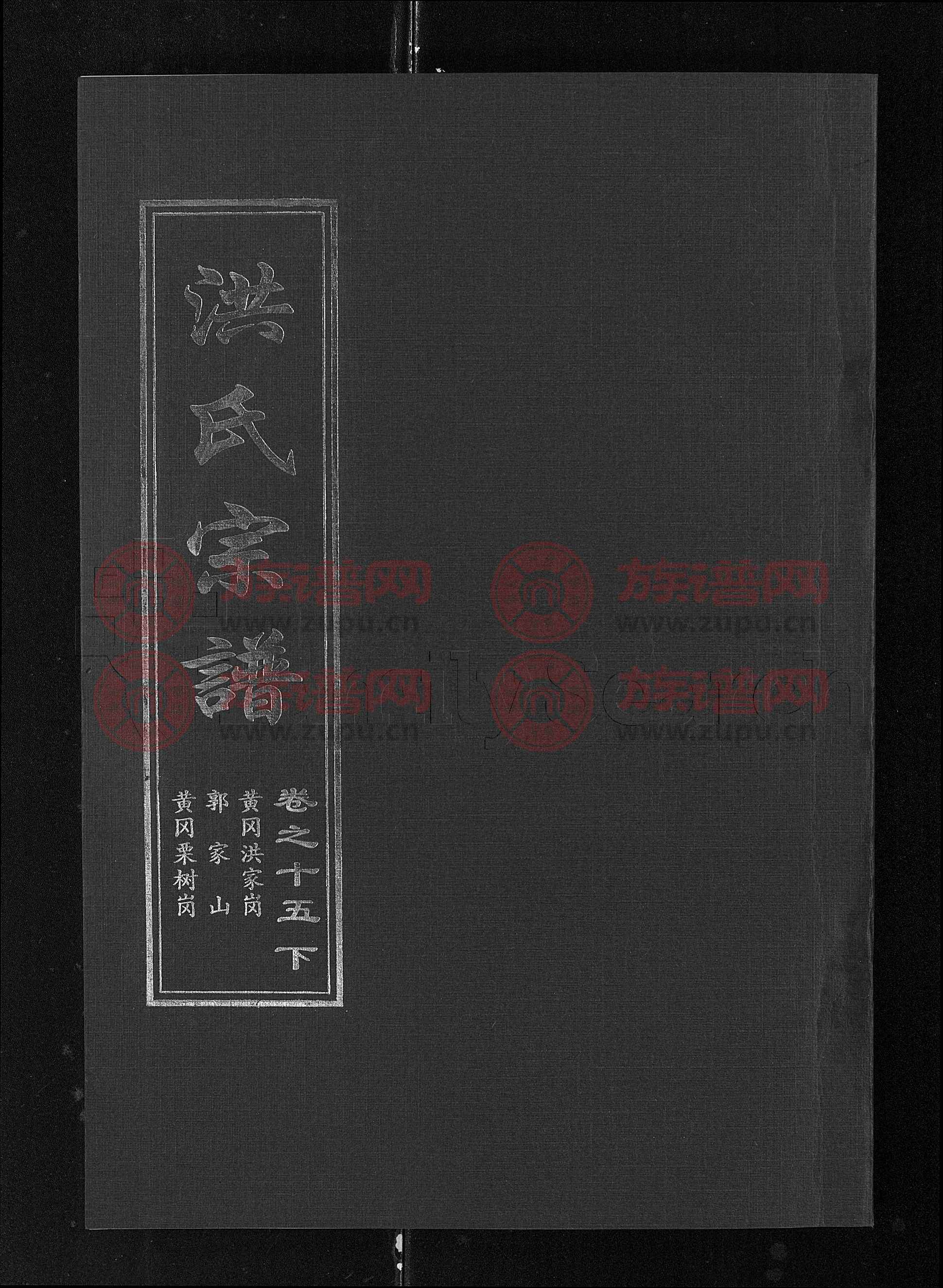 洪氏宗谱35卷第14本