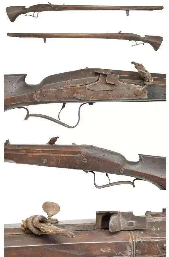 图7:与鸟枪类似的火绳枪,主要看其火绳点火装置,近东(土耳其,西班牙