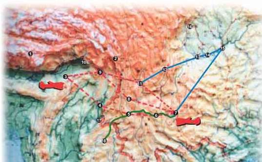 驼峰航线因为什么而得名的驼峰航线简介