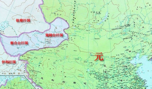 元朝地图中国古代元朝地图