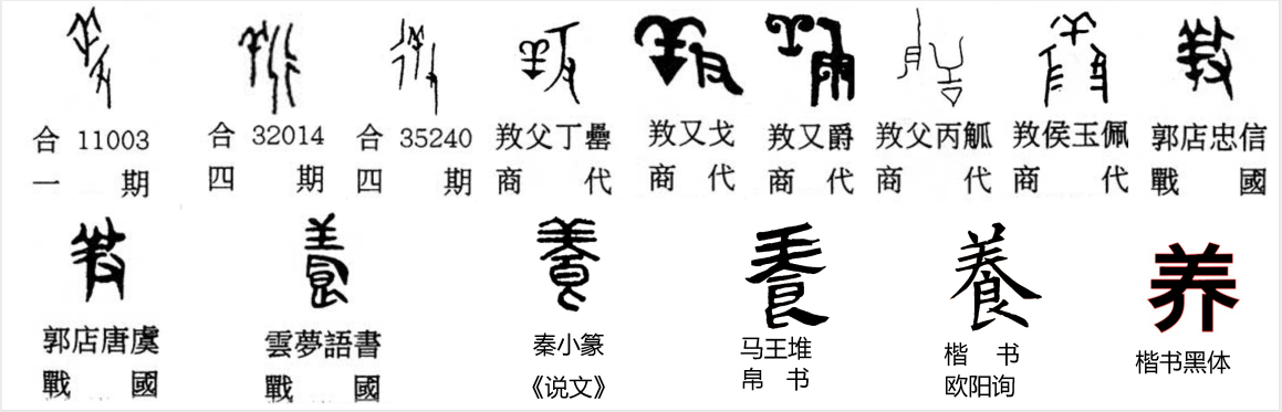 字形演变