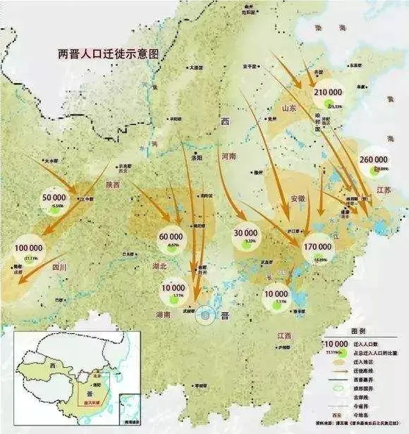 很多南方朋友在查阅家谱字辈表时会发现,自己这一支的姓氏往上几代或十几代,经常会标注在某个时间从某某地方迁徙而来。