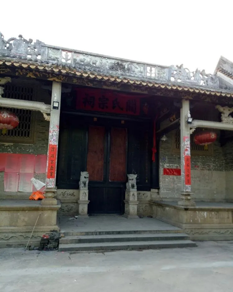 坐落于广州小谷围岛南边的关氏宗祠，已经有600多年历史