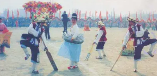 秦陇文化—民间文化—四船扑莲