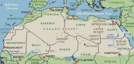 世界最大沙漠的区域分布以及环境。