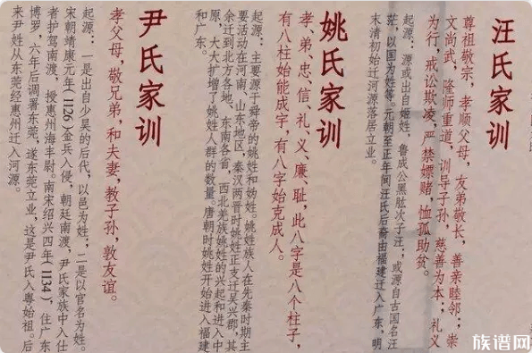 27个常见姓氏的家风家训,有你姓氏的吗?