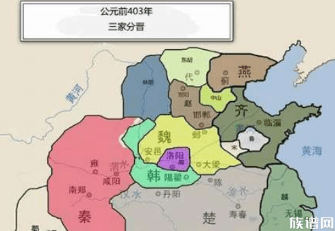 中国上的一个巧合循环，从三家分晋开始到最后三国归晋