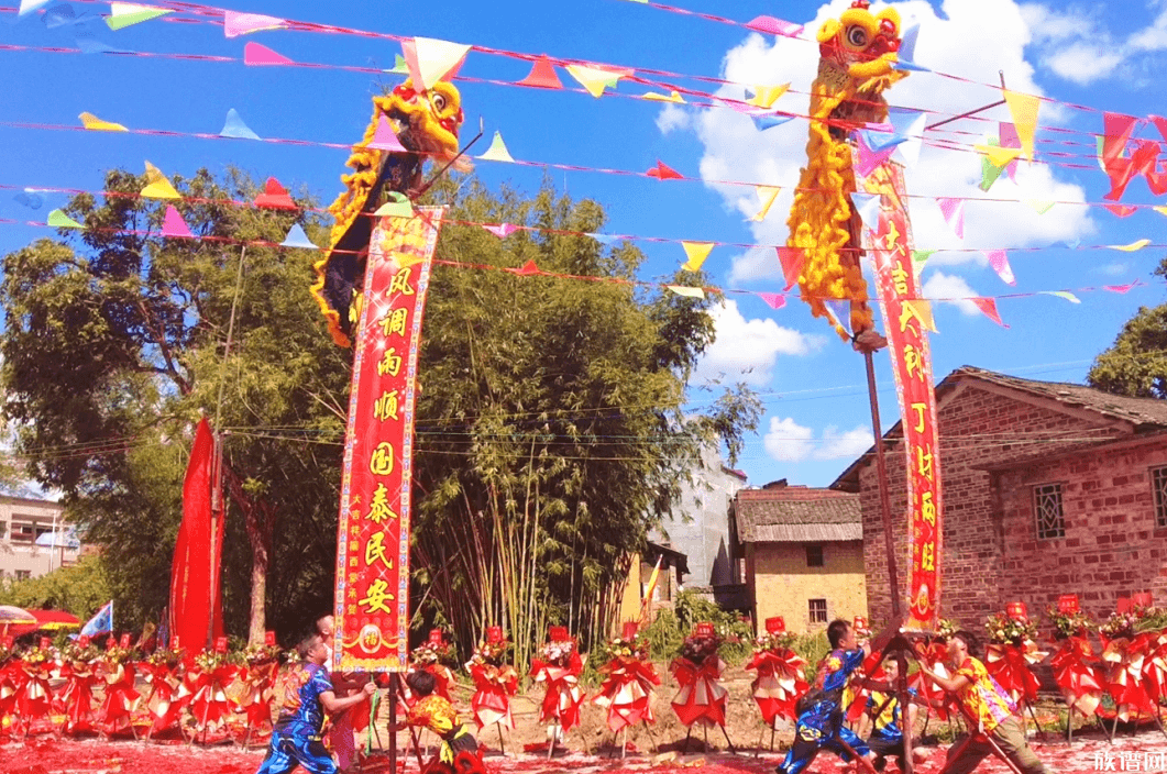 江口镇东升孔村彭氏祠堂落成典礼