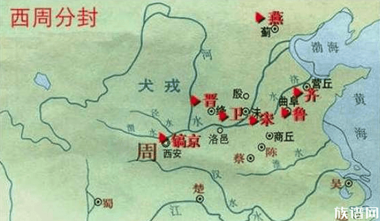 西周分封的最重要诸侯国,担任国都近卫,保卫周天子400余年
