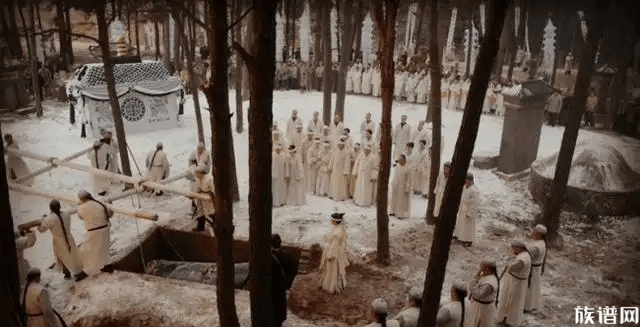 87岁老人去世灵堂飞来“仙鹤”,古代的丧葬流程是什么?