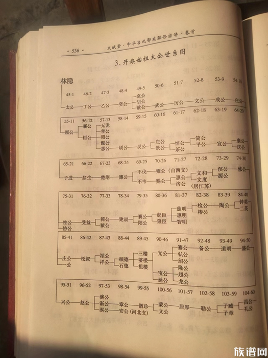 吕永兴源流考略炎帝远古世系始太祖吕尚公源流世系广济吕氏思义公沙塘祖户宗支世系
