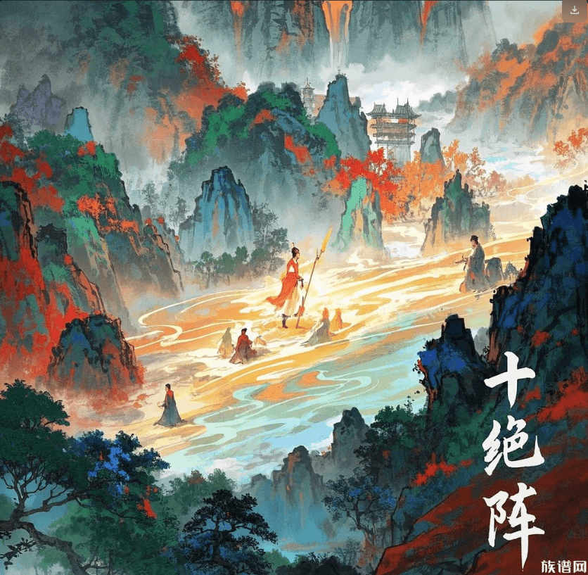 闻仲摆的十绝阵:原书是截教金鳌岛十天君所创