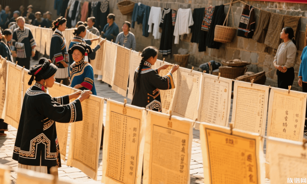 川西"晒谱节"：每年六月六曝晒族谱防虫蛀，兼具家族联谊功能