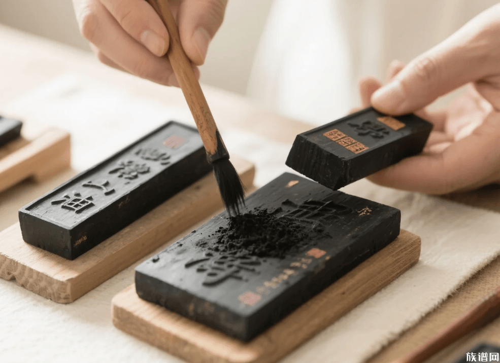 墨韵工艺革新：清代松烟与油烟混合制墨技术突破与审美变迁