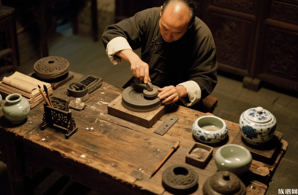 墨韵工艺革新：清代松烟与油烟混合制墨技术突破与审美变迁