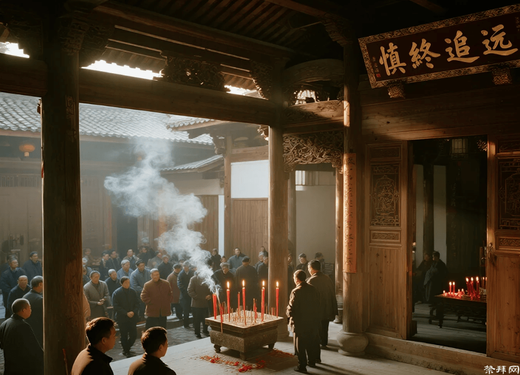 从祠堂到家谱：从传统祭祖仪式看中国人的寻根情结