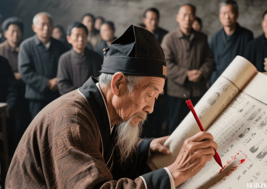 族谱“点谱”:朱砂鸡血里的族谱灵性仪式