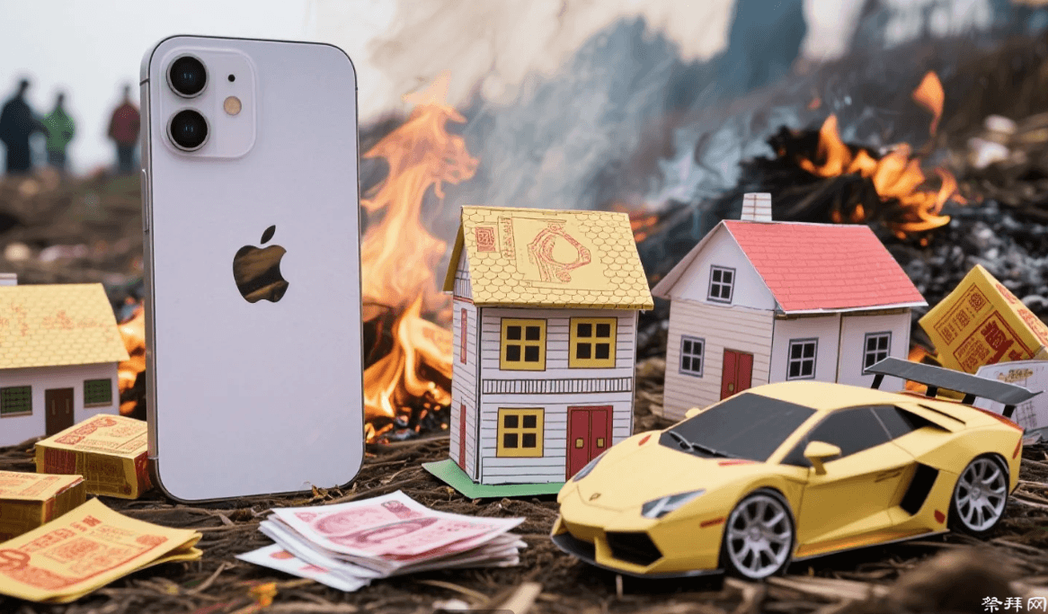 祭品现苹果手机？这波 “阴间消费” 藏着多少人心事