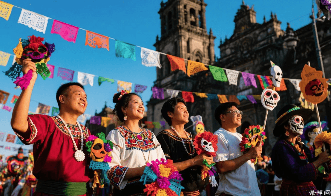 21万中国人赴墨西哥“坟头蹦迪”!亡灵节变 “中国狂欢”?