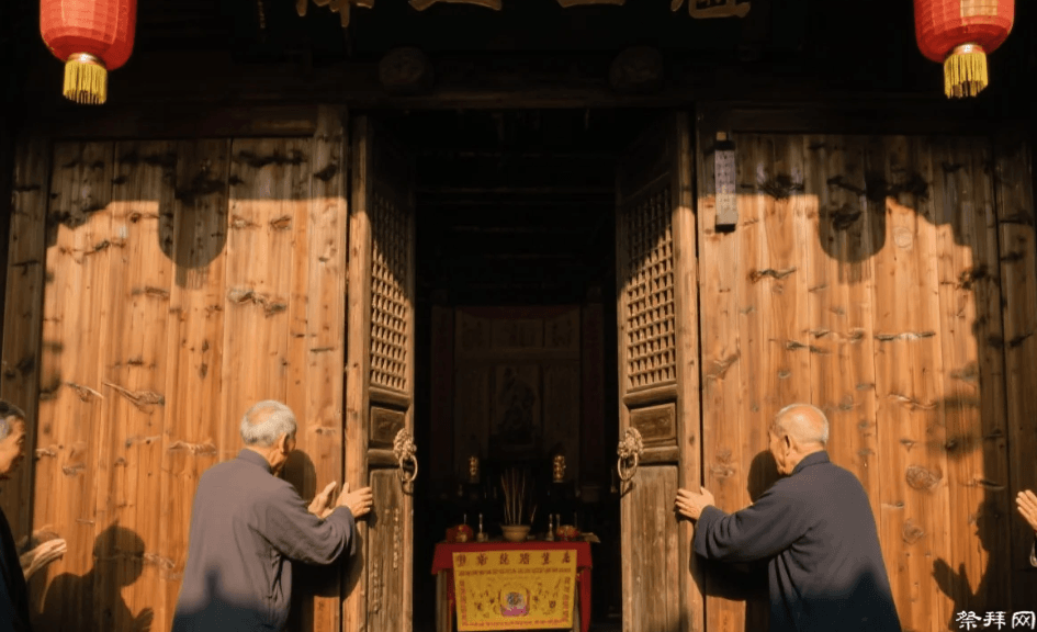 粤西茂名市电白邓氏大宗祠周年庆典祭祖