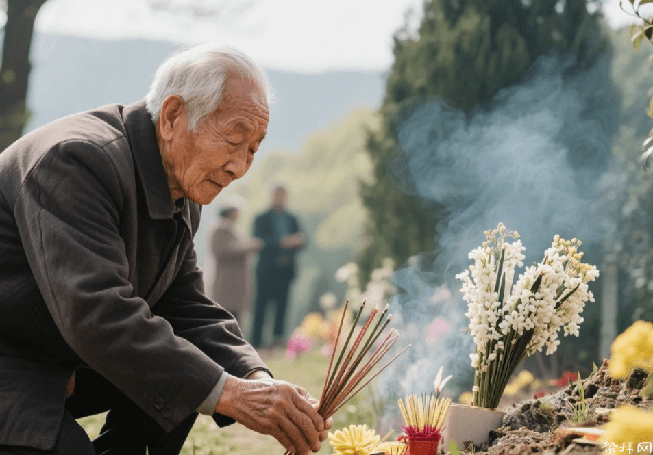 清明扫墓供品怎么摆、烧纸需画圈？