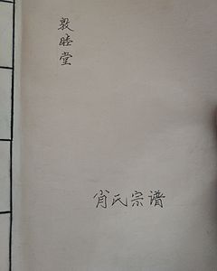 肖氏家谱孙字辈图片