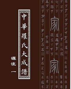 中华罗氏大成谱-豫章始祖罗珠公-湖南省-长沙市-浏阳市-第世系源流总