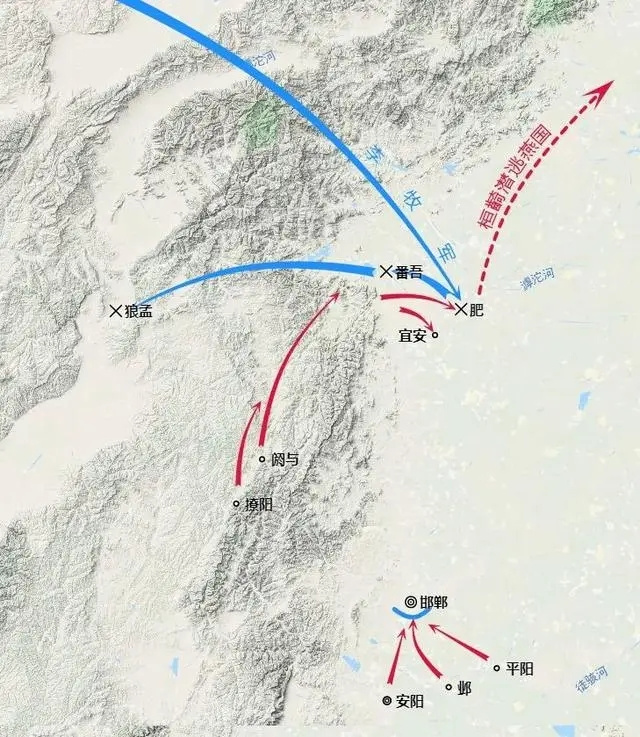 18张地图,还原秦始皇攻灭六国的整个过程