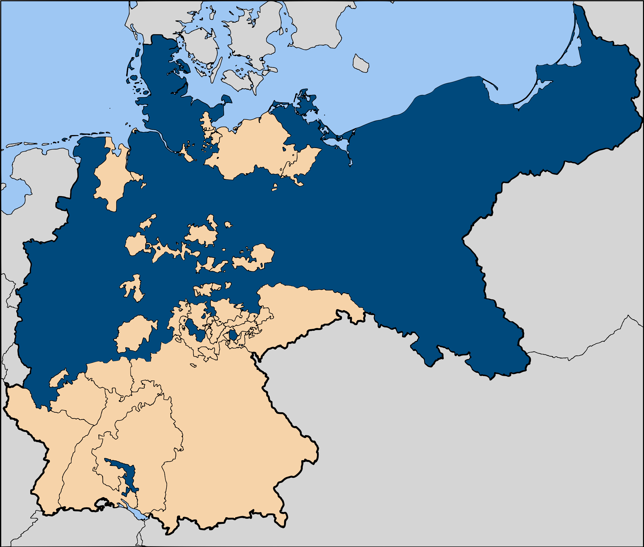 德国统一前地图图片