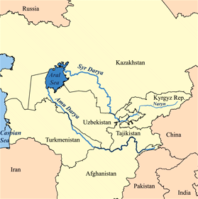 阿姆河的地理位置图片