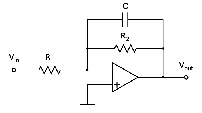 有源低通濾波器另外一種類型的電路是有源低通濾波器.