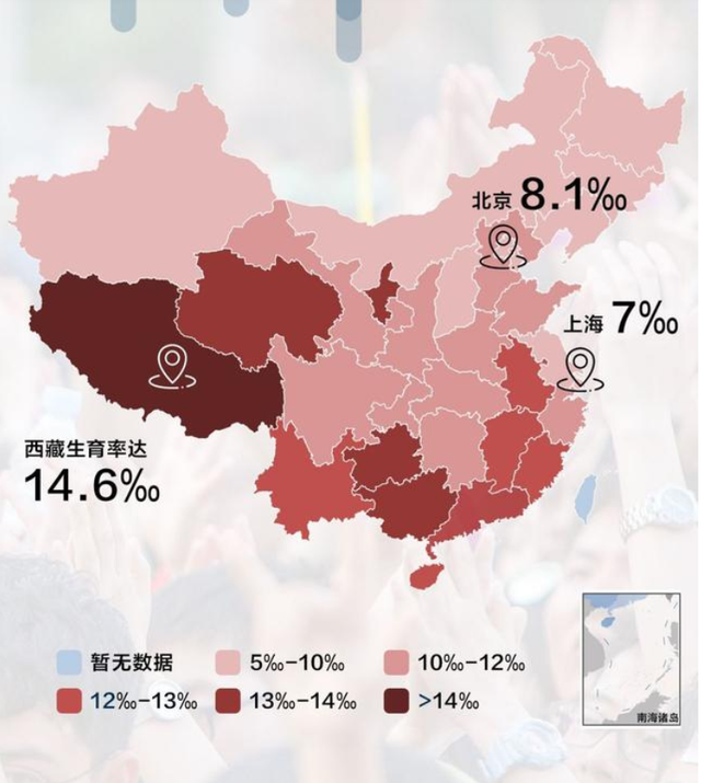 第七次人口普查出结果，哪些省份的人最愿意生孩子？