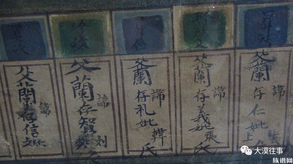 武川兰氏家族族谱解析