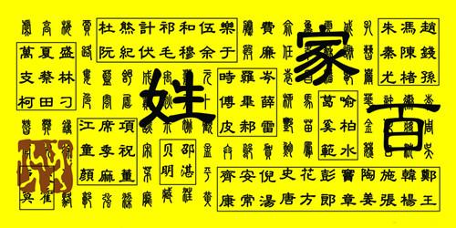 2020百家姓排名前15的姓氏，人口数量和分布地区统计