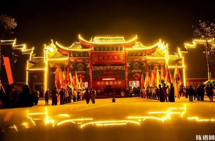 安仁侯氏祠堂1500人清明祭祖