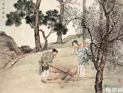 中华传统美德24孝：埋儿奉母