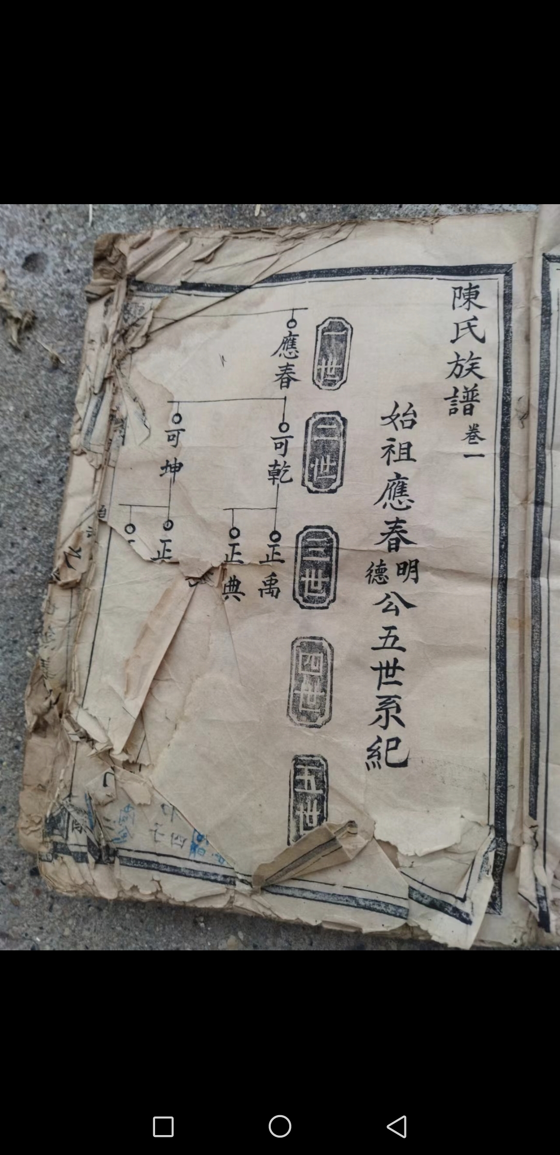 陈良沅氏宗亲正在寻根