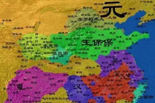 陈友谅版图图片