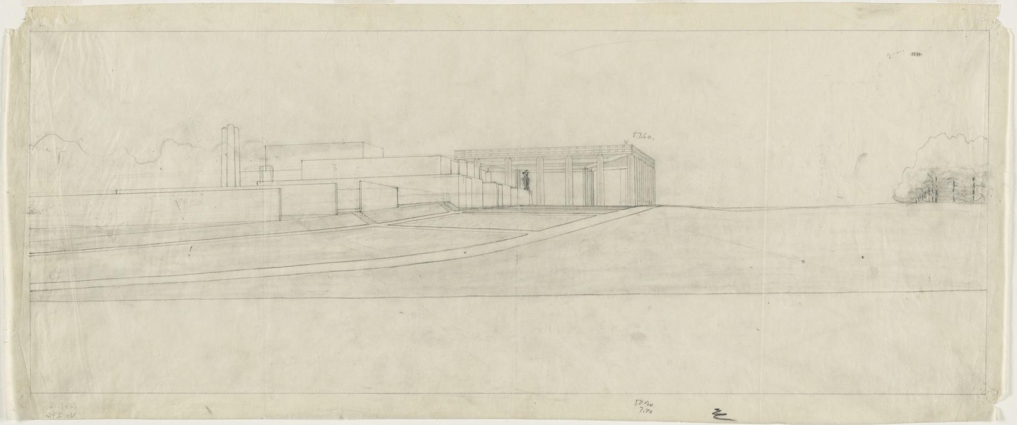 WoodlandCrematorium,WoodlandCemetery,Stockholm,Sweden,Secondversion:exteriorperspective