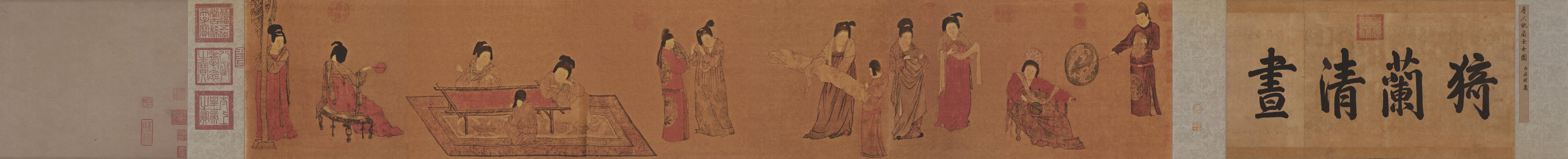 挥扇仕女图