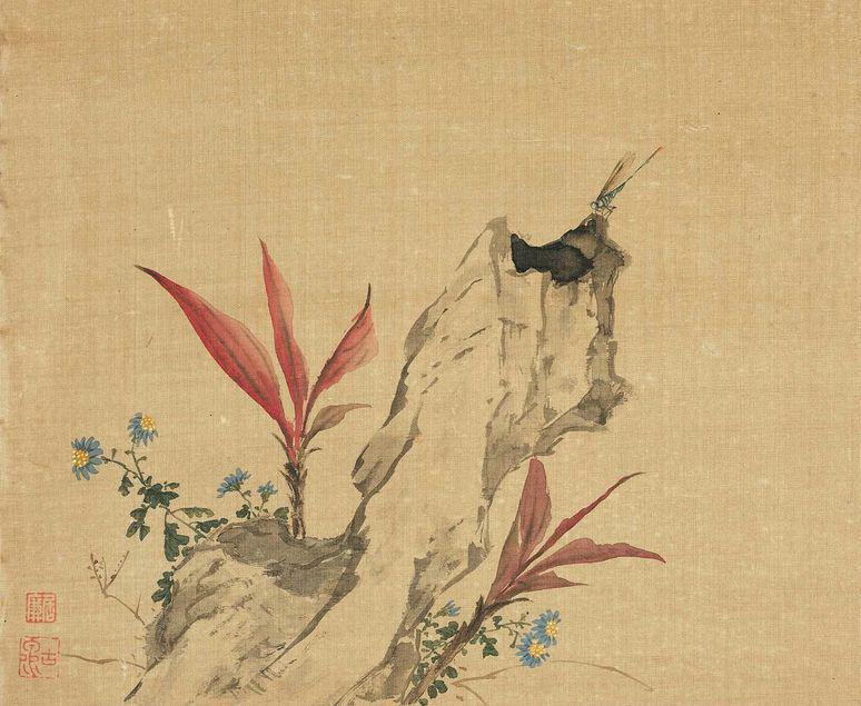 花卉奇石册-十二开-11