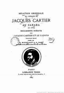 RelationoriginaleduvoyagedeJacquesCartierauCanadaen1534