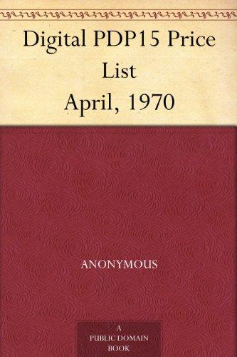 DigitalPDP15PriceList:April,1970