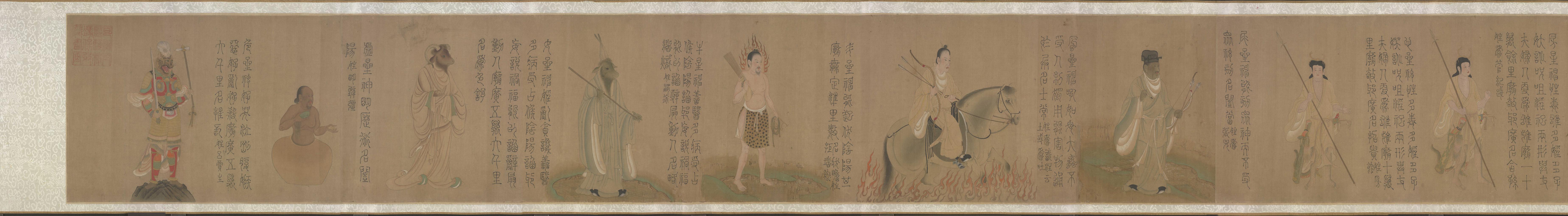 五星二十八宿神形图卷