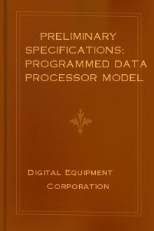 PreliminarySpecifications:ProgrammedDataProcessorModelThree(PDP-3)，October,1960
