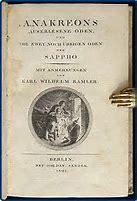 Anakreonss&aring;nger（瑞典文版）